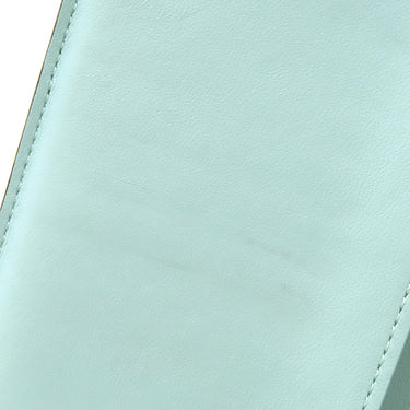 ルイヴィトン LOUIS VUITTON LV ヴェルティカル ウォレット M81367 ガレ×アクア レザー トリヨンレザー 長財布 ゴールド金具 二つ折り バイカラー