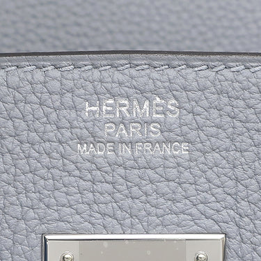エルメス HERMES バーキン30 グリパンタン トゴ ハンドバッグ シルバー金具 新品 未使用 グレー 2025年製