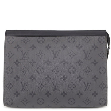 ルイヴィトン LOUIS VUITTON ポシェット ヴォワヤージュ M69535 モノグラムエクリプス モノグラムエクリプス モノグラムエクリプスリバースキャンバス クラッチバッグ シルバー金具 黒