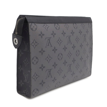 ルイヴィトン LOUIS VUITTON ポシェット ヴォワヤージュ M69535 モノグラムエクリプス モノグラムエクリプス モノグラムエクリプスリバースキャンバス クラッチバッグ シルバー金具 黒