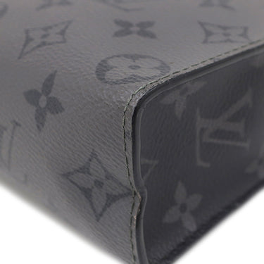 ルイヴィトン LOUIS VUITTON ポシェット ヴォワヤージュ M69535 モノグラムエクリプス モノグラムエクリプス モノグラムエクリプスリバースキャンバス クラッチバッグ シルバー金具 黒
