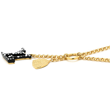 ルイヴィトン LOUIS VUITTON LV×YK コリエLV アイコニック インフィニティドット M01079 ブラック×ホワイト×ゴールド GP 樹脂系 ネックレス 草間彌生
