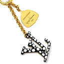 ルイヴィトン LOUIS VUITTON LV×YK コリエLV アイコニック インフィニティドット M01079 ブラック×ホワイト×ゴールド GP 樹脂系 ネックレス 草間彌生