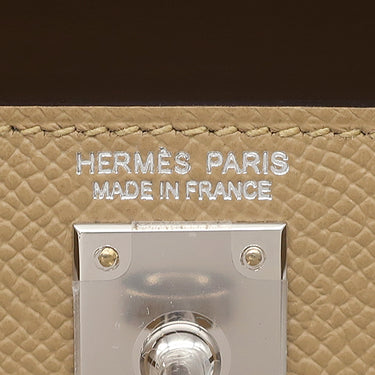エルメス HERMES ミニケリードゥ 外縫い プシエール ヴォーエプソン 2WAYバッグ シルバー金具 新品 未使用 ショルダー 2025年製