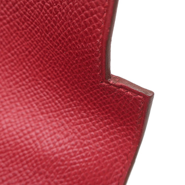 エルメス HERMES ミニケリー 20 外縫い ルージュヴィフ クシュベル 2WAYバッグ ゴールド金具 ショルダー