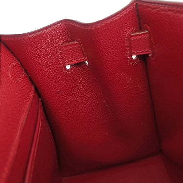 エルメス HERMES ミニケリー 20 外縫い ルージュヴィフ クシュベル 2WAYバッグ ゴールド金具 ショルダー
