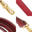 エルメス HERMES ミニケリー 20 外縫い ルージュヴィフ クシュベル 2WAYバッグ ゴールド金具 ショルダー