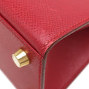 エルメス HERMES ミニケリー 20 外縫い ルージュヴィフ クシュベル 2WAYバッグ ゴールド金具 ショルダー