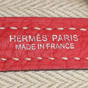 エルメス HERMES ガーデンパーティー PM 36 ルージュカザック カントリー トートバッグ シルバー金具 赤 オールレザー 2026年製
