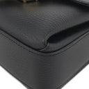 グッチ GUCCI インターロッキングG チェーンショルダー 607720 ブラック レザー ショルダーバッグ シャンパンゴールド金具 黒