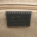 グッチ GUCCI インターロッキングG チェーンショルダー 607720 ブラック レザー ショルダーバッグ シャンパンゴールド金具 黒