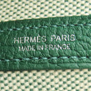 エルメス HERMES ネオ ガーデン23 エクリュ×ヴェールモワイヤン トワルアッシュ ネゴンダ ハンドバッグ シルバー金具 新品 未使用 2025年製 ミニ トワルH