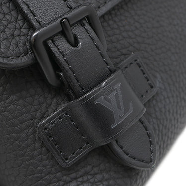 ルイヴィトン LOUIS VUITTON クリストファー スリム バックパック M58644 ブラック レザー トリヨンレザー リュック・デイパック マットブラック金具 黒