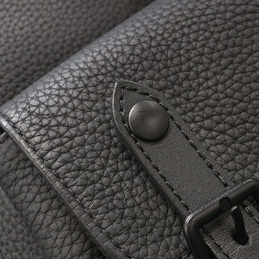 ルイヴィトン LOUIS VUITTON クリストファー スリム バックパック M58644 ブラック レザー トリヨンレザー リュック・デイパック マットブラック金具 黒