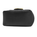 グッチ GUCCI GGマーモント キルティング ミニ バケット 746433 ブラック レザー シェブロンキルティングレザー ショルダーバッグ マットゴールド金具 ダブルG