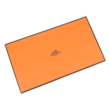 エルメス HERMES アザップロング シルクイン チャイ ヴォーエプソン 長財布 シルバー金具 薄茶 黄色 馬蹄モチーフ 花柄