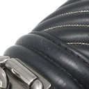 シャネル CHANEL ボーイシャネル25 A67086 ブラック ラムスキン ショルダーバッグ シルバー金具 シェブロン チェーンショルダー