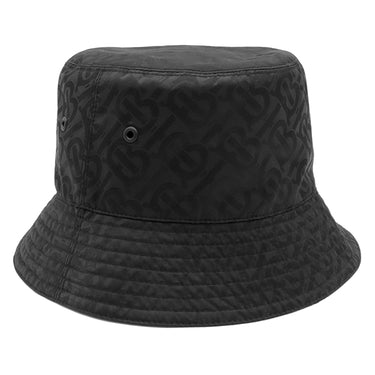 バーバリー BURBERRY TB モノグラム バケットハット 8031026 ブラック ナイロン ポリエステル 14038 ハット 帽子 Mサイズ
