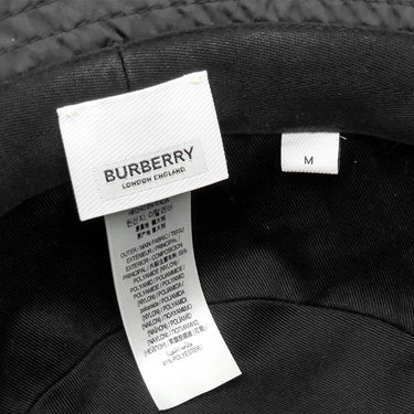 バーバリー BURBERRY TB モノグラム バケットハット 8031026 ブラック ナイロン ポリエステル 14038 ハット 帽子 Mサイズ