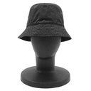 バーバリー BURBERRY TB モノグラム バケットハット 8031026 ブラック ナイロン ポリエステル 14038 ハット 帽子 Mサイズ