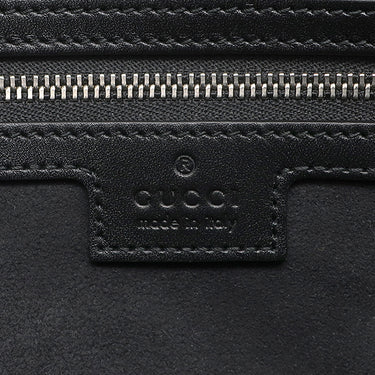 グッチ GUCCI プチGG ハンドバッグ 745918 ブラック レザー 2WAYバッグ シルバー金具 黒 2WAY ショルダー Petite