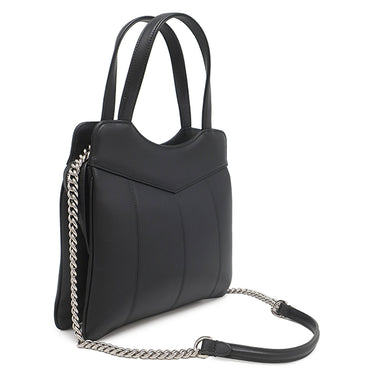 グッチ GUCCI プチGG ハンドバッグ 745918 ブラック レザー 2WAYバッグ シルバー金具 黒 2WAY ショルダー Petite