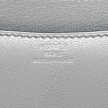 エルメス HERMES コンスタンス3 ミニ ミロワール アルジャン レザー シェブルシャムキラ ショルダーバッグ シルバー金具 新品 未使用 銀 2025年製