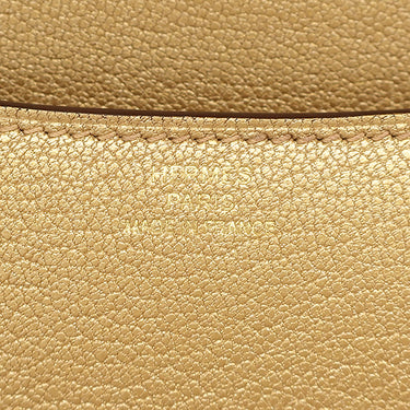 エルメス HERMES コンスタンス3 ミニ ミロワール ドレ レザー シェブルシャムキラ ショルダーバッグ シャンパンゴールド金具 新品 未使用 金