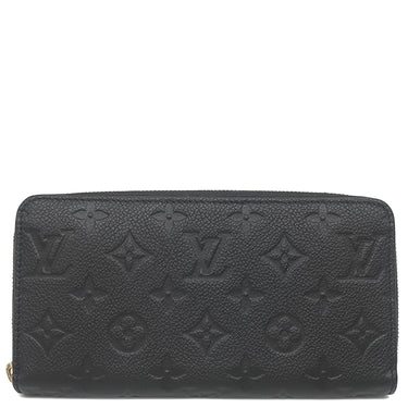 ルイヴィトン LOUIS VUITTON ジッピー ウォレット M61864 ノワール モノグラムアンプラント 長財布 ゴールド金具 黒 ラウンドジップ