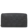 ルイヴィトン LOUIS VUITTON ジッピー ウォレット M61864 ノワール モノグラムアンプラント 長財布 ゴールド金具 黒 ラウンドジップ
