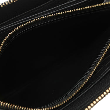ルイヴィトン LOUIS VUITTON ジッピー ウォレット M61864 ノワール モノグラムアンプラント 長財布 ゴールド金具 黒 ラウンドジップ