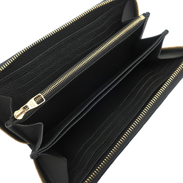 ルイヴィトン LOUIS VUITTON ジッピー ウォレット M61864 ノワール モノグラムアンプラント 長財布 ゴールド金具 黒 ラウンドジップ