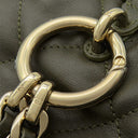 シャネル CHANEL マトラッセ チェーン バッグパック AS4342 カーキ レザー リュック・デイパック シャンパンゴールド金具