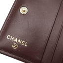 シャネル CHANEL マトラッセ コンパクト ウォレット AP3178 ブラック キャビアスキン 二つ折り財布 ゴールド金具 ココマーク