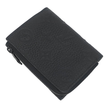 ルイヴィトン LOUIS VUITTON ポルトフォイユ パイロット M82556 ノワール レザー トリヨンレザー 三つ折り財布 ブラック金具 黒 コンパクト財布 小銭入れ