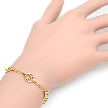 ルイヴィトン LOUIS VUITTON ブラスレ フォーエバー ヤング M69584 ゴールド GP ブレスレット モノグラムフラワー LVサークル