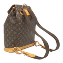 ルイヴィトン LOUIS VUITTON モンスリGM M51135 モノグラム モノグラムキャンバス リュック・デイパック ゴールド金具 茶 バックパック