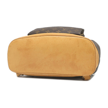 ルイヴィトン LOUIS VUITTON モンスリGM M51135 モノグラム モノグラムキャンバス リュック・デイパック ゴールド金具 茶 バックパック