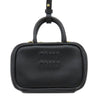 ミュウミュウ MIU MIU マイクロバッグ チャーム 5NR036 ブラック レザー バッグチャーム ゴールド金具 黒 カバンモチーフ