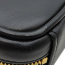 ミュウミュウ MIU MIU マイクロバッグ チャーム 5NR036 ブラック レザー バッグチャーム ゴールド金具 黒 カバンモチーフ