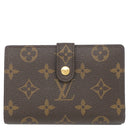 ルイヴィトン LOUIS VUITTON ポルトフォイユ ヴィエノワ M61674 モノグラム モノグラムキャンバス 二つ折り財布 ゴールド金具 がま口 イニシャル刻印有り