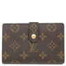 ルイヴィトン LOUIS VUITTON ポルトフォイユ ヴィエノワ M61674 モノグラム モノグラムキャンバス 二つ折り財布 ゴールド金具 がま口 イニシャル刻印有り