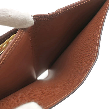 ルイヴィトン LOUIS VUITTON ポルトフォイユ ヴィエノワ M61674 モノグラム モノグラムキャンバス 二つ折り財布 ゴールド金具 がま口 イニシャル刻印有り