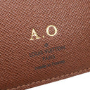 ルイヴィトン LOUIS VUITTON ポルトフォイユ ヴィエノワ M61674 モノグラム モノグラムキャンバス 二つ折り財布 ゴールド金具 がま口 イニシャル刻印有り