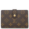 ルイヴィトン LOUIS VUITTON ポルトフォイユ ヴィエノワ M61674 モノグラム モノグラムキャンバス 二つ折り財布 ゴールド金具 がま口 イニシャル入り