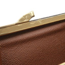 ルイヴィトン LOUIS VUITTON ポルトフォイユ ヴィエノワ M61674 モノグラム モノグラムキャンバス 二つ折り財布 ゴールド金具 がま口 イニシャル入り