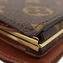ルイヴィトン LOUIS VUITTON ポルトフォイユ ヴィエノワ M61674 モノグラム モノグラムキャンバス 二つ折り財布 ゴールド金具 がま口 イニシャル入り