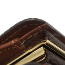 ルイヴィトン LOUIS VUITTON ポルトフォイユ ヴィエノワ M61674 モノグラム モノグラムキャンバス 二つ折り財布 ゴールド金具 がま口 イニシャル入り