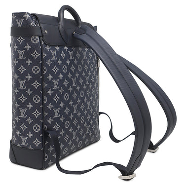 ルイヴィトン LOUIS VUITTON スティーマー バックパック M54126 アンクル レザー モノグラムサバンナキャンバス リュック・デイパック シルバー金具 チャップマンブラザーズ