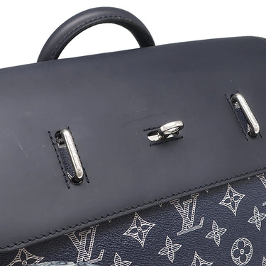 ルイヴィトン LOUIS VUITTON スティーマー バックパック M54126 アンクル レザー モノグラムサバンナキャンバス リュック・デイパック シルバー金具 チャップマンブラザーズ